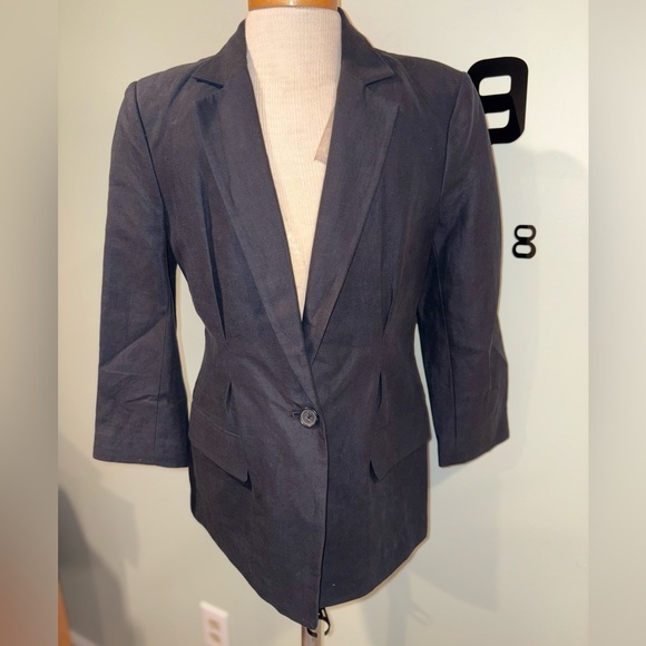 JOlE Lian Pleated Blazer Black - Picture 4 of 10